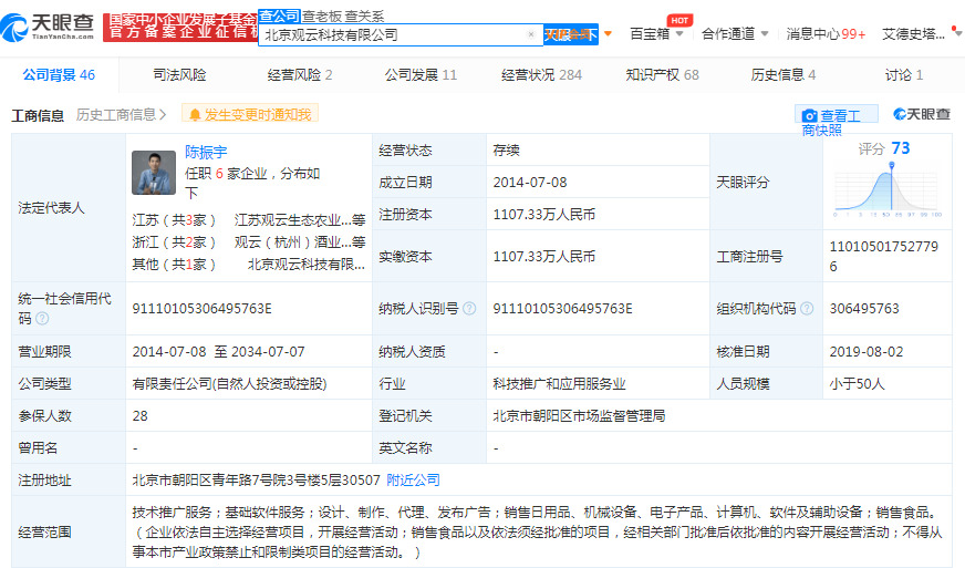 新酒“气”象 观云白酒获元气森林数亿融资的背后